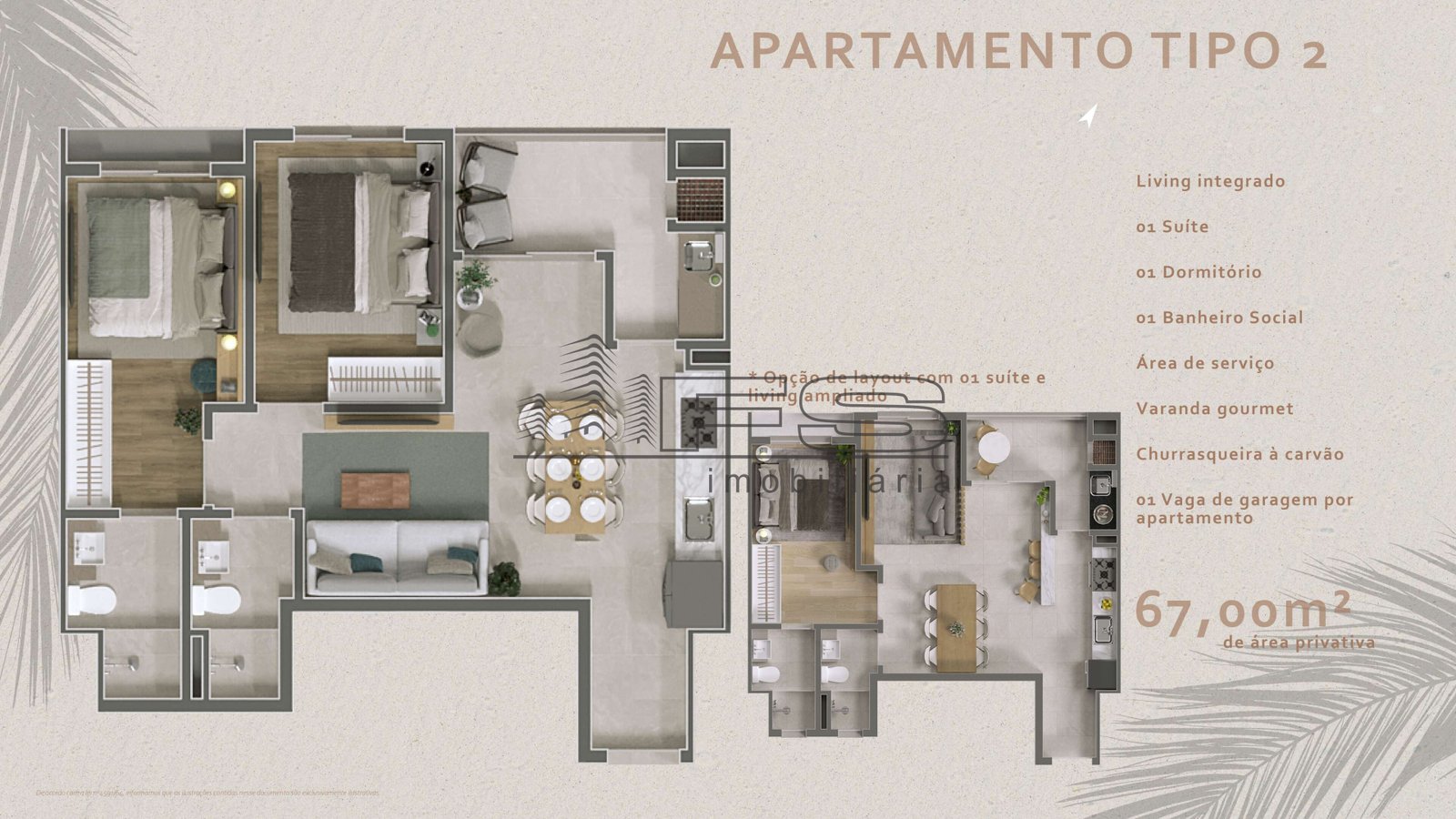 V4790 - Martinique Residence, 2 dormitórios, Morretes, Itapema