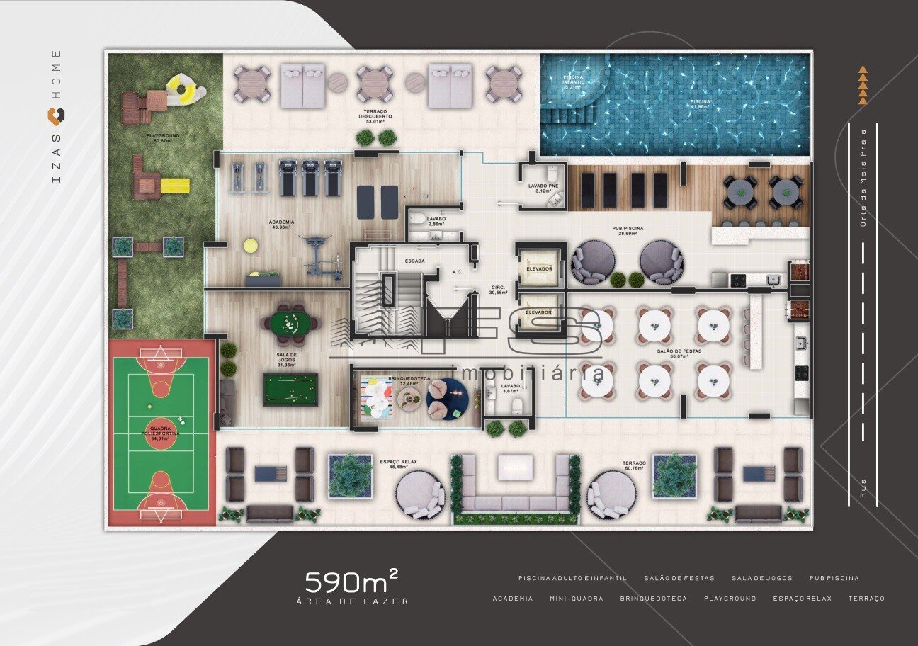 4920 - Izas Home, 3 suítes, Meia Praia, Itapema - SC