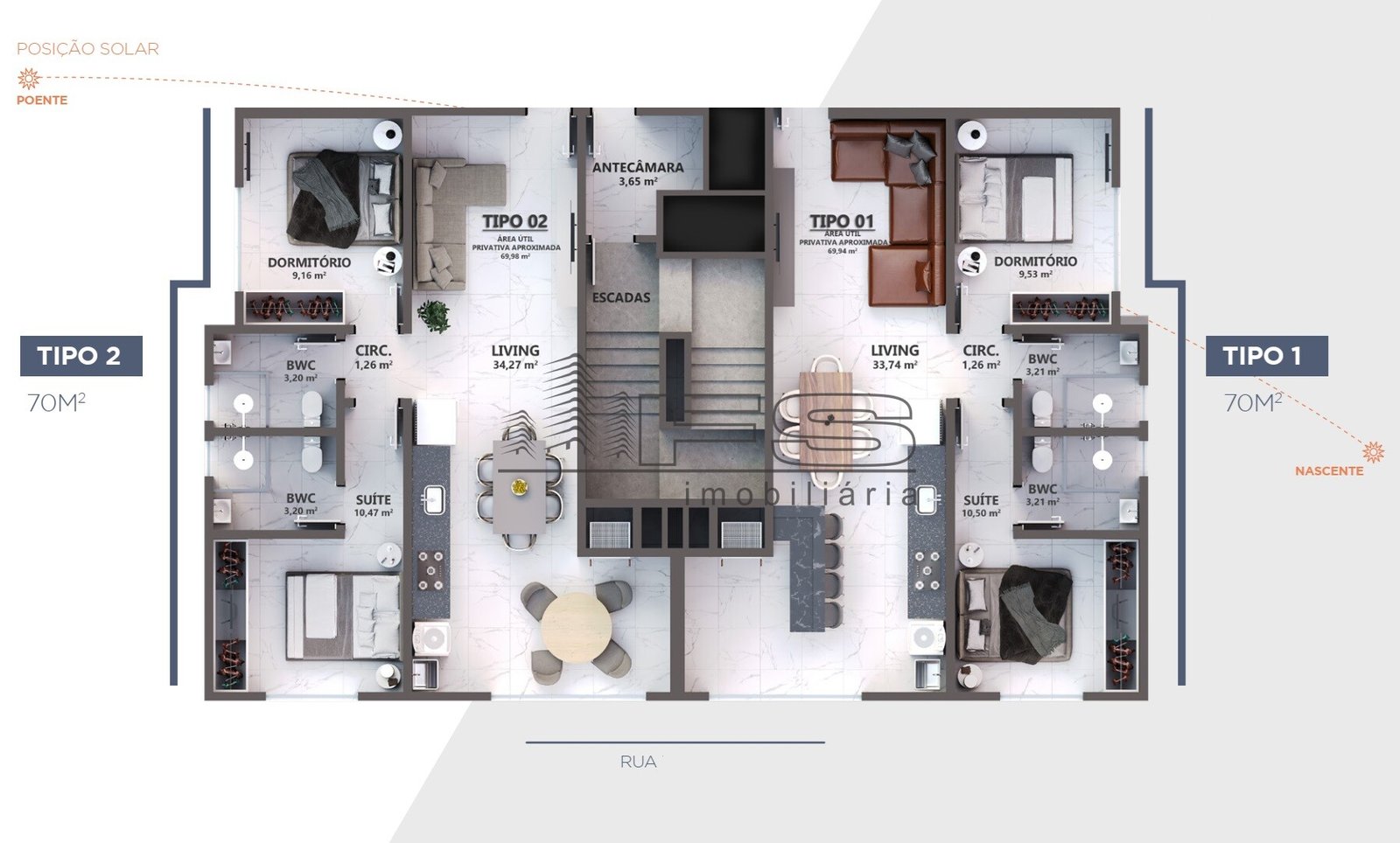 V5059 - Zion Residence, 2 dormitórios, Várzea, Itapema.